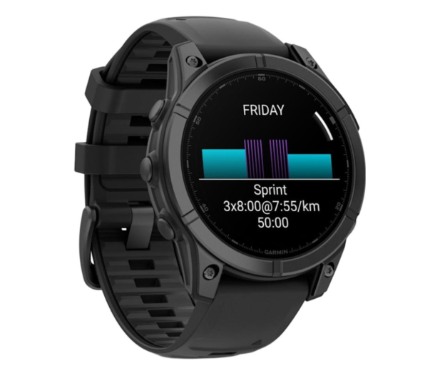 GARMIN Fenix E 47mm Szaro-czarny (010-03025-01) - 1277072 - zdjęcie 3